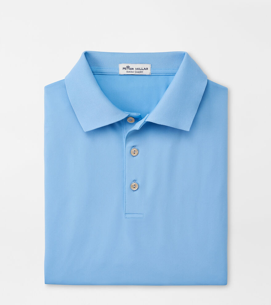 Solid Performance Jersey Polo Knit-Collar image number 1