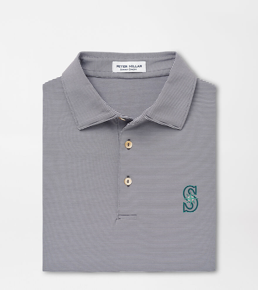 Seattle Mariners Jubilee Stripe Performance Polo image number 1