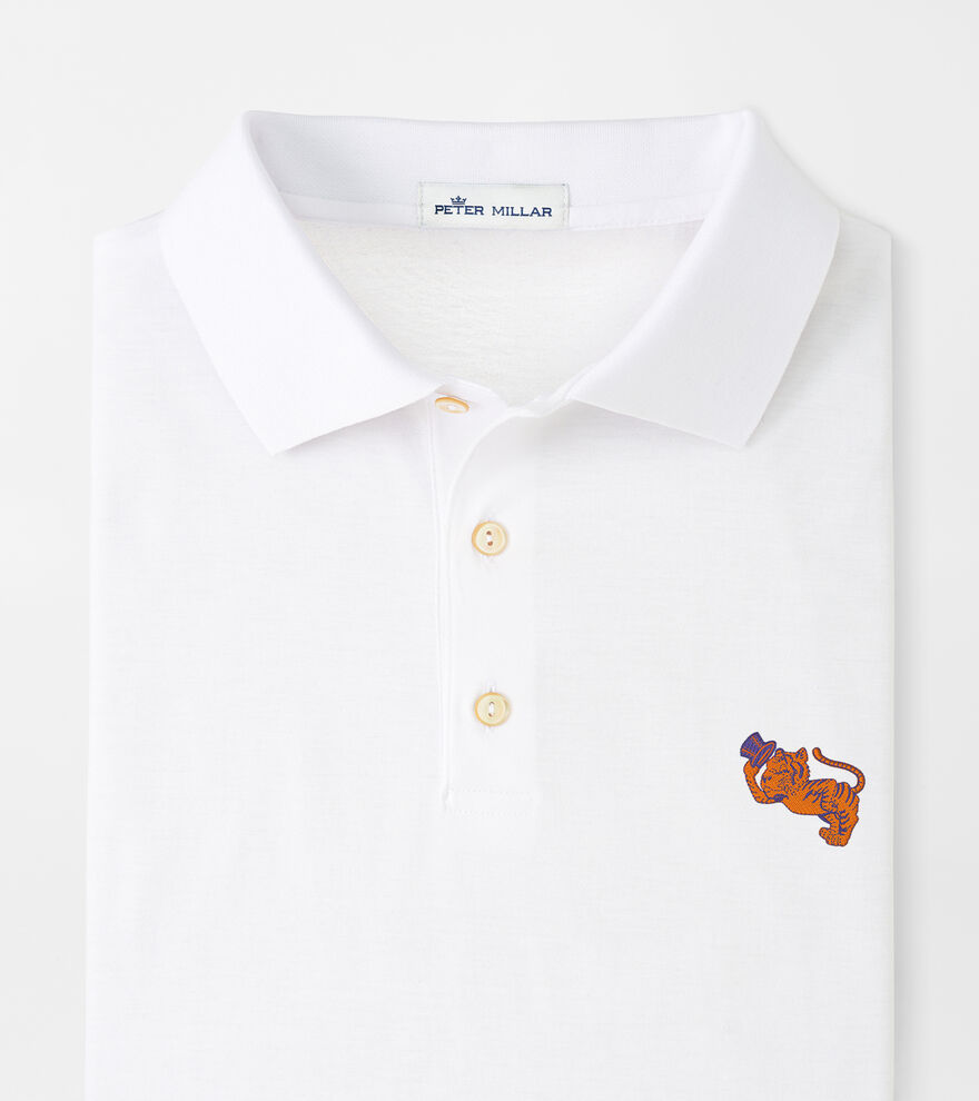 Clemson Vault Solid Cotton Polo image number 1