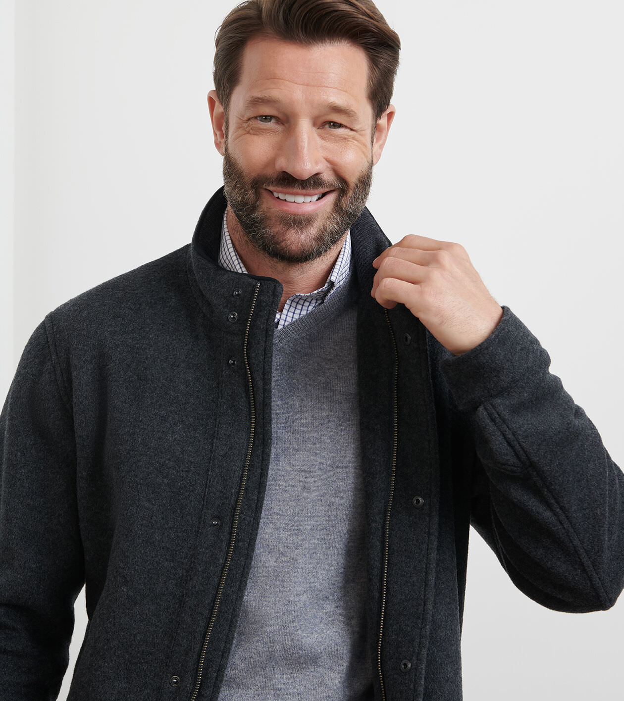 Crown Flex Merino City Coat | Men's Jackets & Coats | Peter Millar