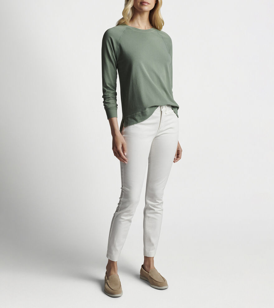 Lava Wash Relaxed Jersey Crew image number 2