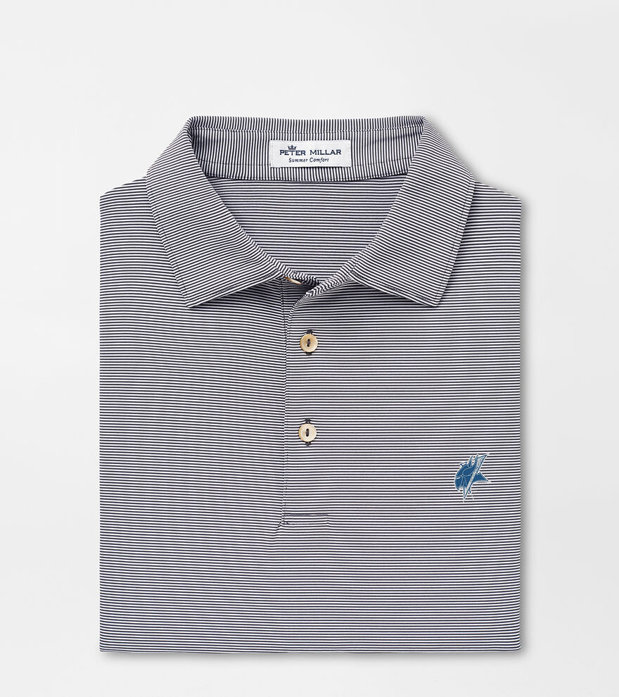 Elizabeth City State Jubilee Stripe Performance Polo image number 1