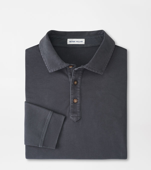 Lava Wash Long-Sleeve Polo