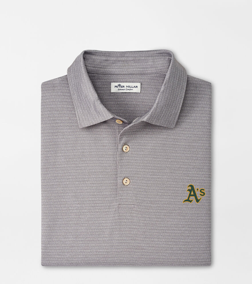 Oakland A's Groove Performance Jersey Polo image number 1