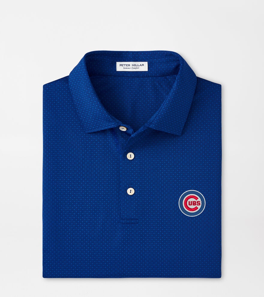 Chicago Cubs Tesseract Performance Jersey Polo image number 1