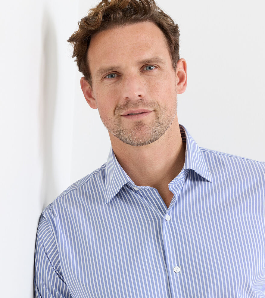 Langley Crown Lite Cotton-Stretch Sport Shirt image number 4