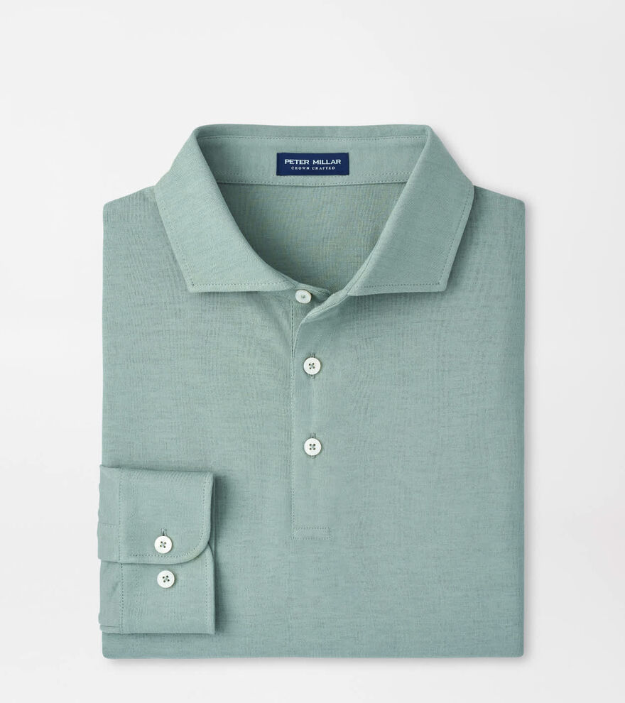 Cool Cotton Long-Sleeve Polo