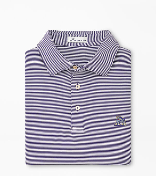 James Madison Jubilee Stripe Performance Polo