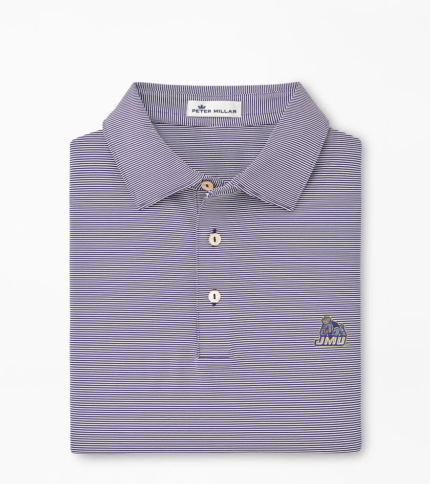 James Madison Jubilee Stripe Performance Polo image number 1