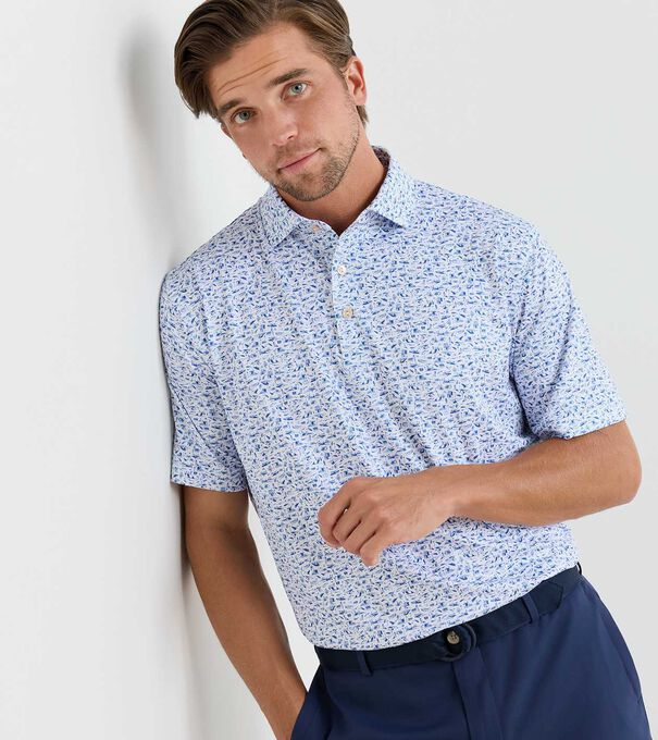 Coastline Performance Jersey Polo - Alternate Image 1