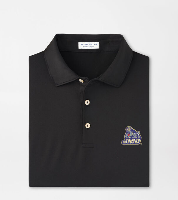 James Madison University Solid Performance Jersey Polo