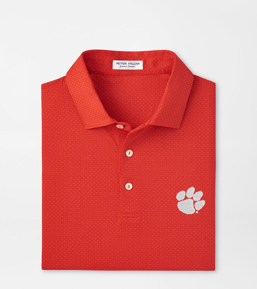 Clemson Tesseract Performance Jersey Polo Men's Collegiate Apparel