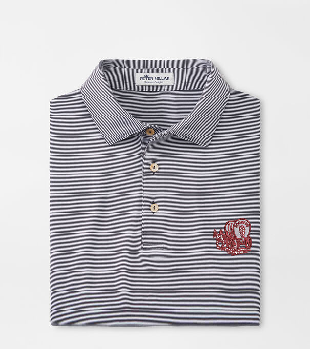 Oklahoma Vault Jubilee Stripe Performance Polo