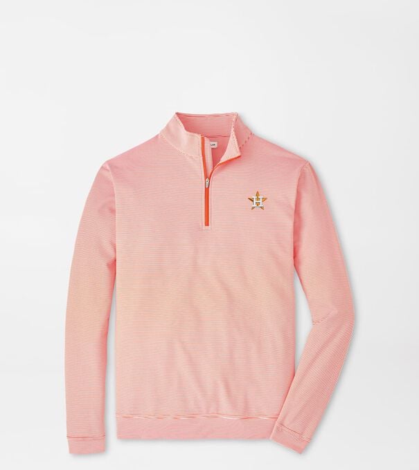 Houston Astros Perth Sugar Stripe Performance Quarter-Zip