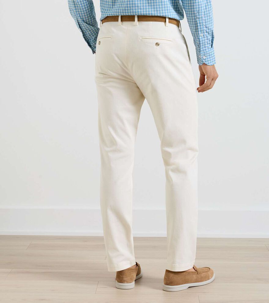 Signature Sateen Flat Front Trouser - Alternate Image 2
