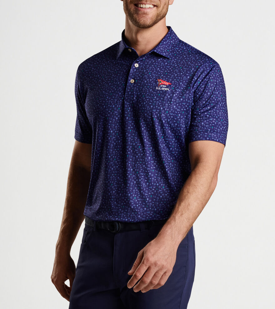 123rd U.S. Open Performance Jersey Print Polo image number 3