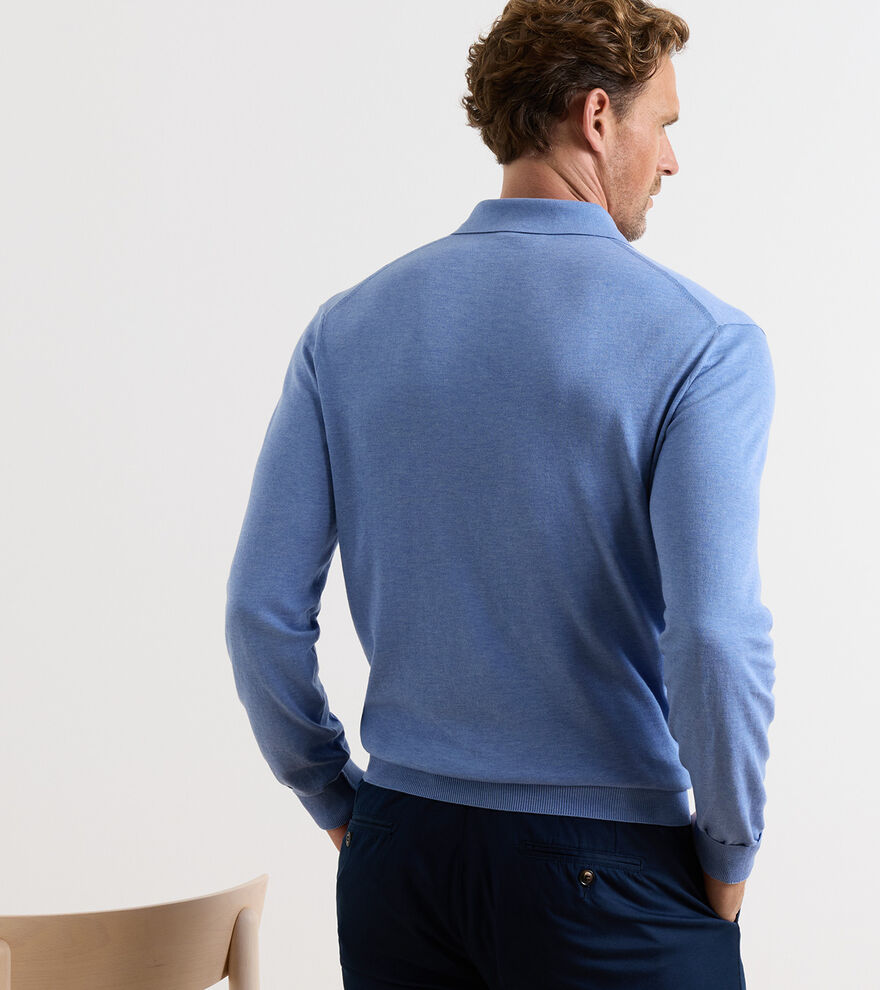 Mariner Sea Island Cotton Sweater Polo image number 3