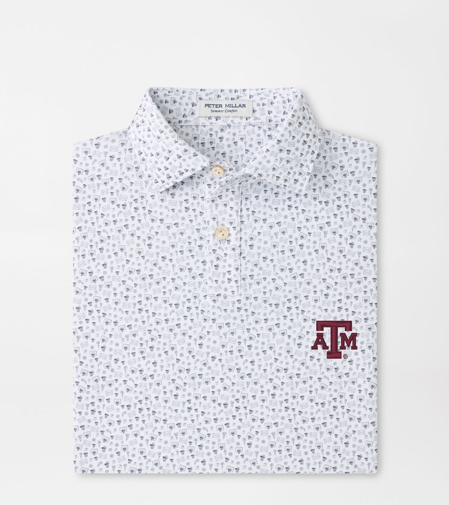 Texas A&M Buzzer Beater Youth Performance Jersey Polo image number 1