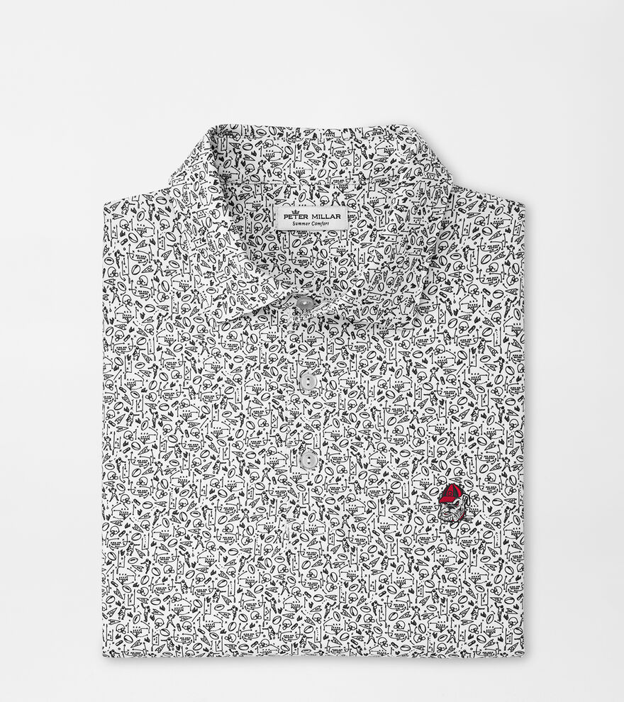 Georgia Bulldog Head Game Day Performance Jersey Polo image number 1