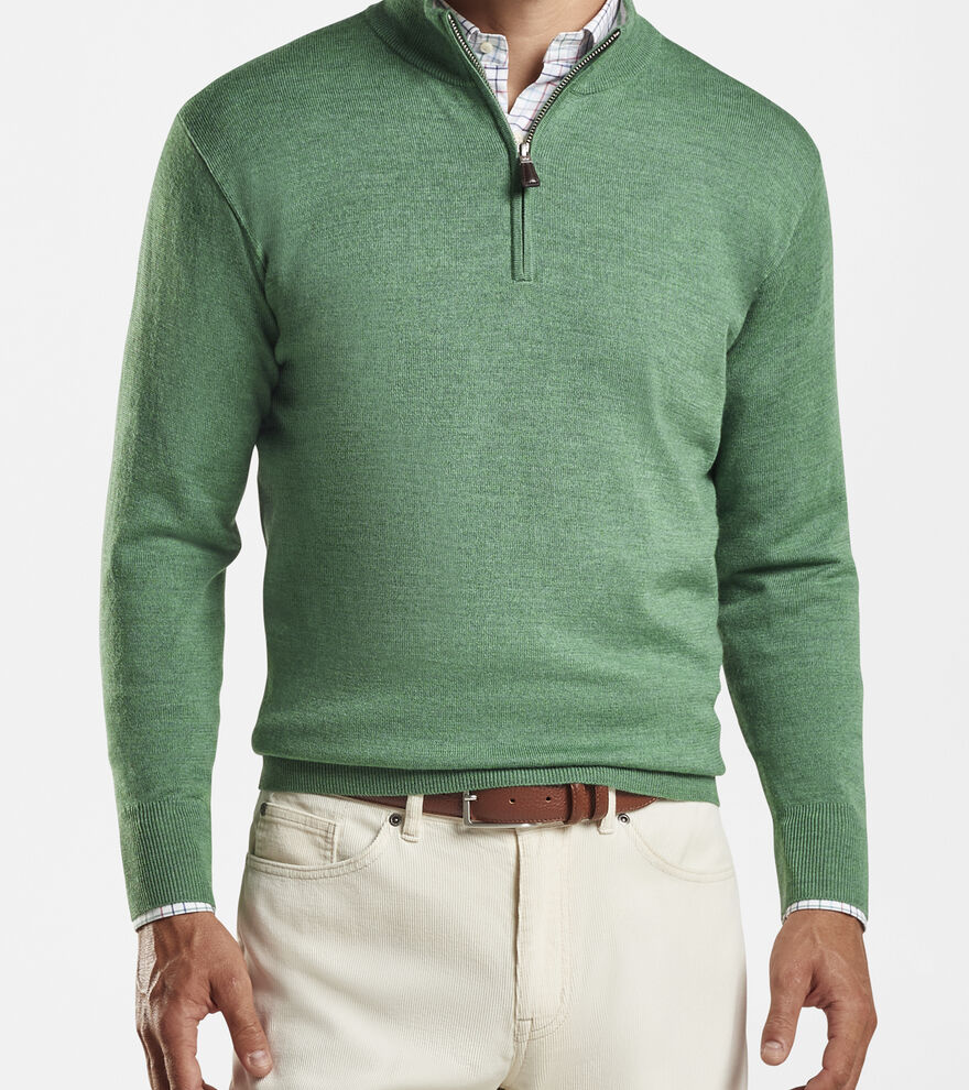 Crown Soft Merino-Silk Quarter-Zip image number 2