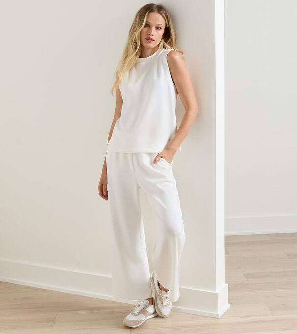 Flora Knit Cropped Pant