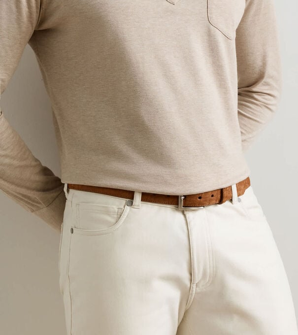 Excursionist Nubuck Alligator Belt