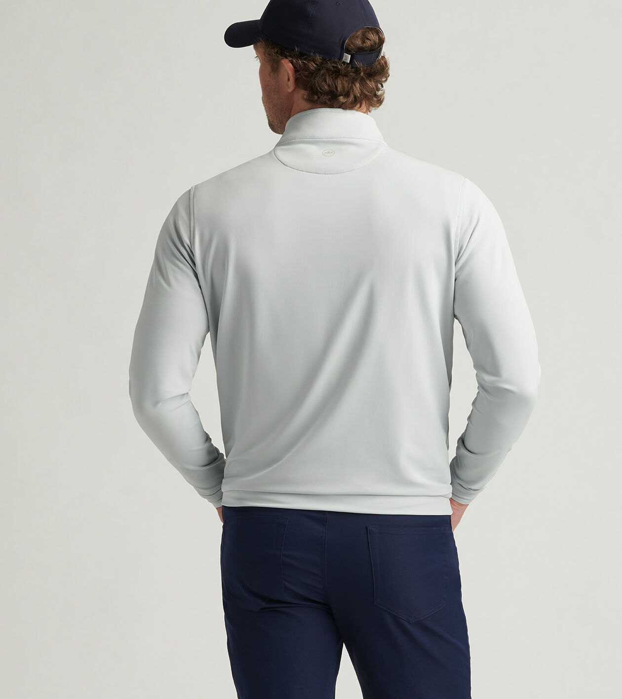 MIDNIGHT PAINTING SERVICE スウェット グレー Perth Performance Quarter-Zip | Men's Pullovers | Peter Millar