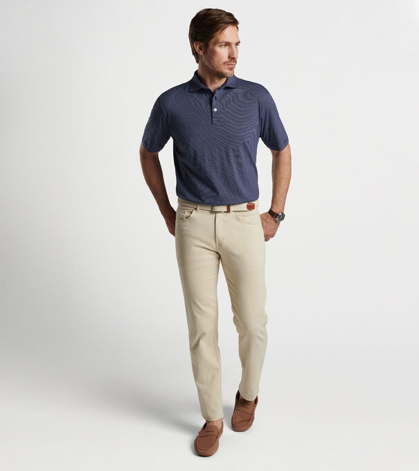 Pilot Mill Haynes Stripe Short-Sleeve Polo