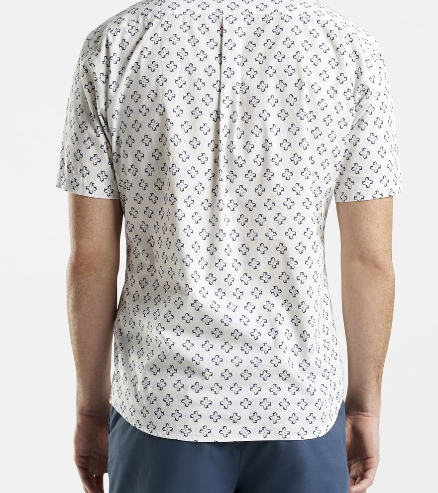 Shark Flower Cotton-Blend Sport Shirt - Alternate Image 2