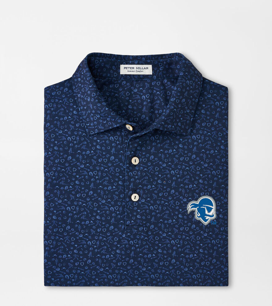 Seton Hall Batter Up Performance Jersey Polo Men #39 s Collegiate Apparel
