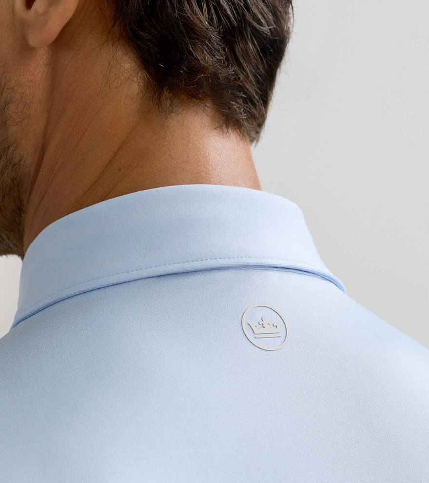 Solid Stretch Jersey Long Sleeve Polo image number 4