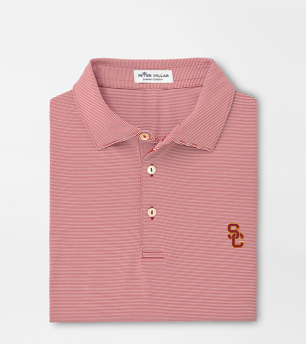 Southern California Interlocking SC Jubilee Stripe Performance Polo