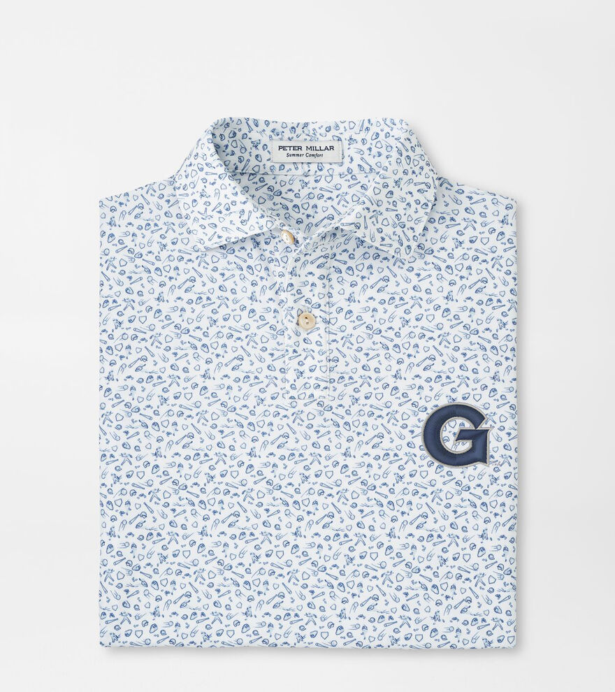 Georgetown Batter Up Youth Performance Jersey Polo image number 1