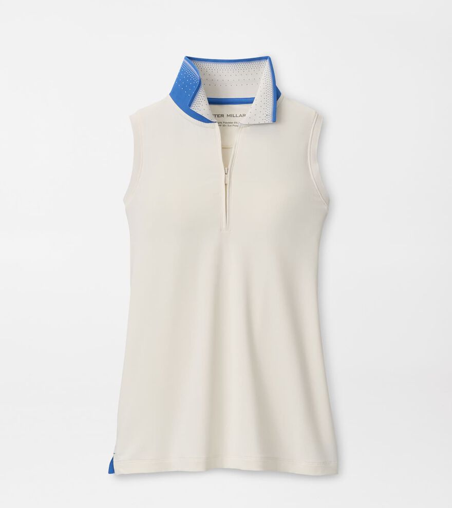 Chrissie Sleeveless Zip Polo image number 1