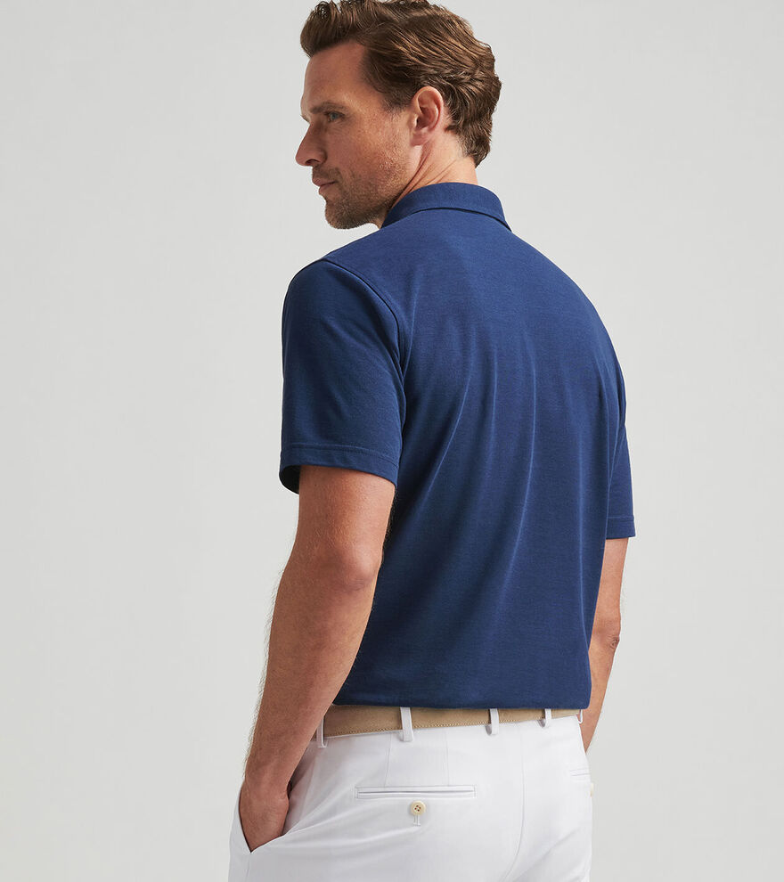 Cannes Short-Sleeve Cotton Polo image number 3