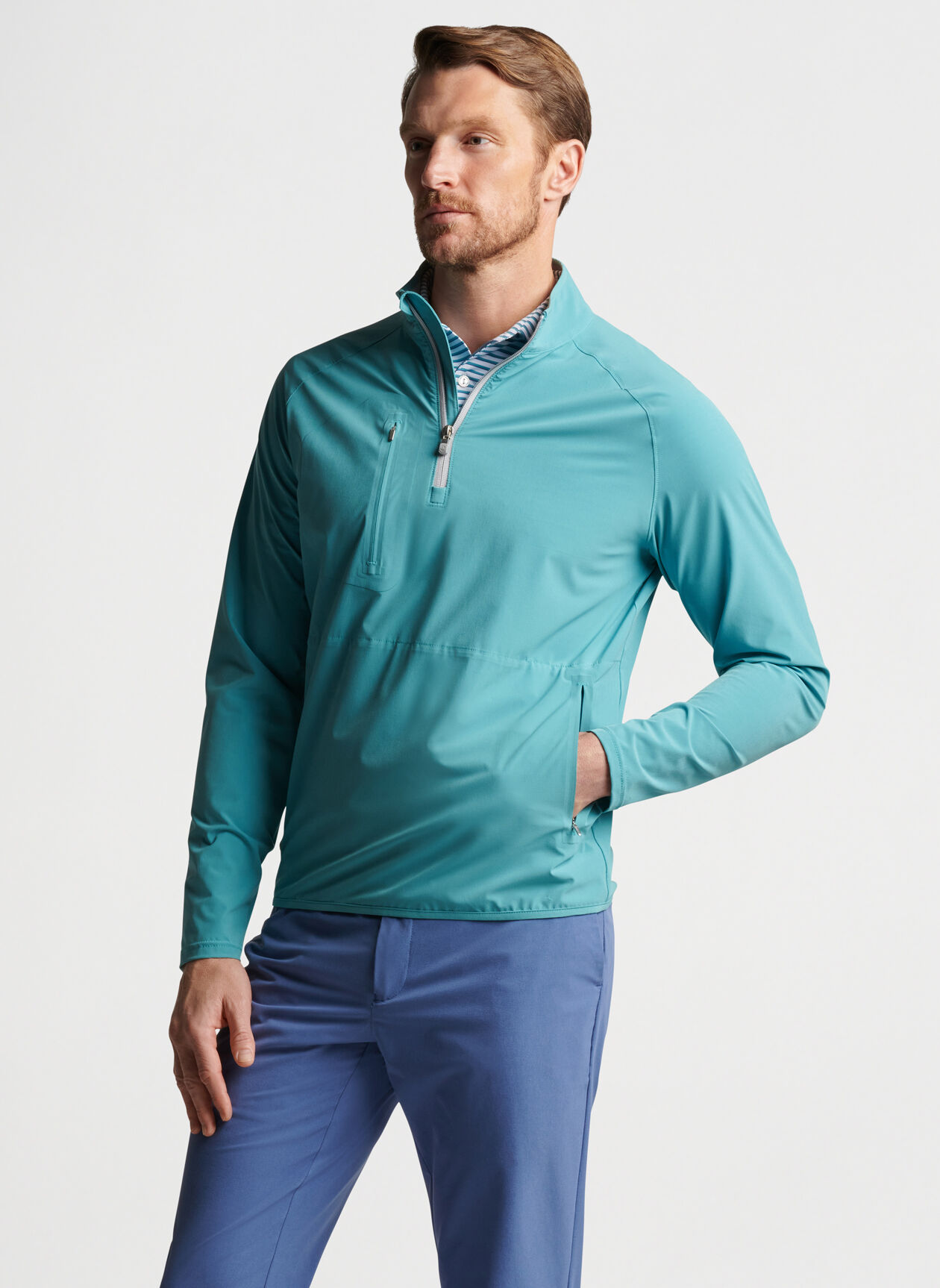 Flex Adapt Half-Zip Pullover | Men's Jackets & Coats | Peter Millar