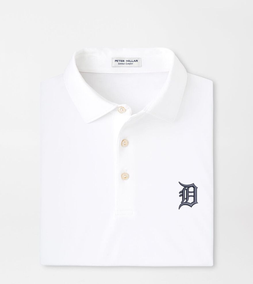 Detroit Tigers Solid Performance Jersey Polo