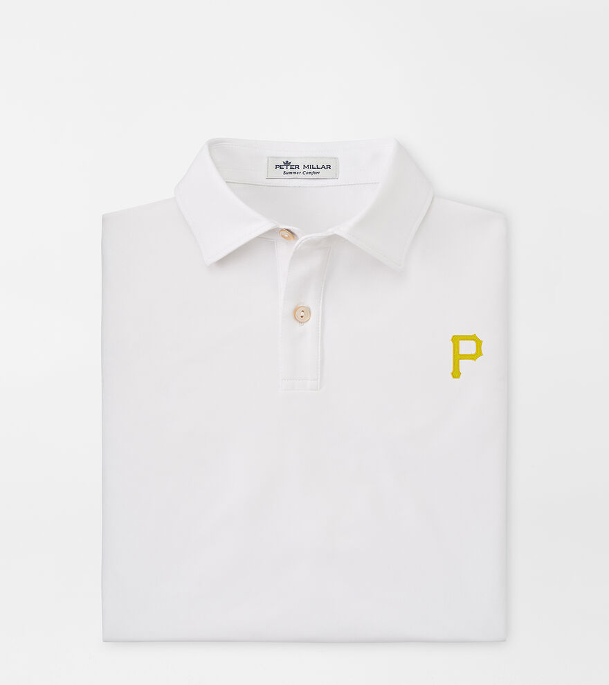 Pittsburgh Pirates Solid Youth Performance Jersey Polo image number 1