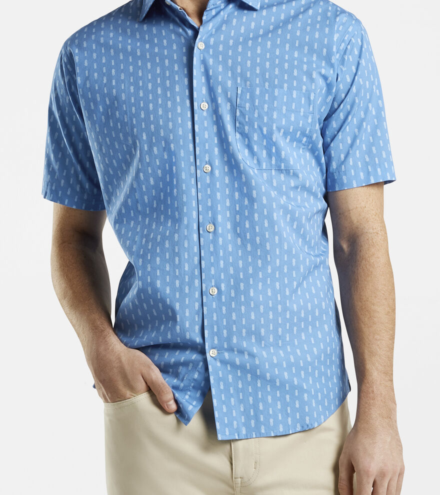 Skull Tiki Cotton-Blend Sport Shirt image number 5