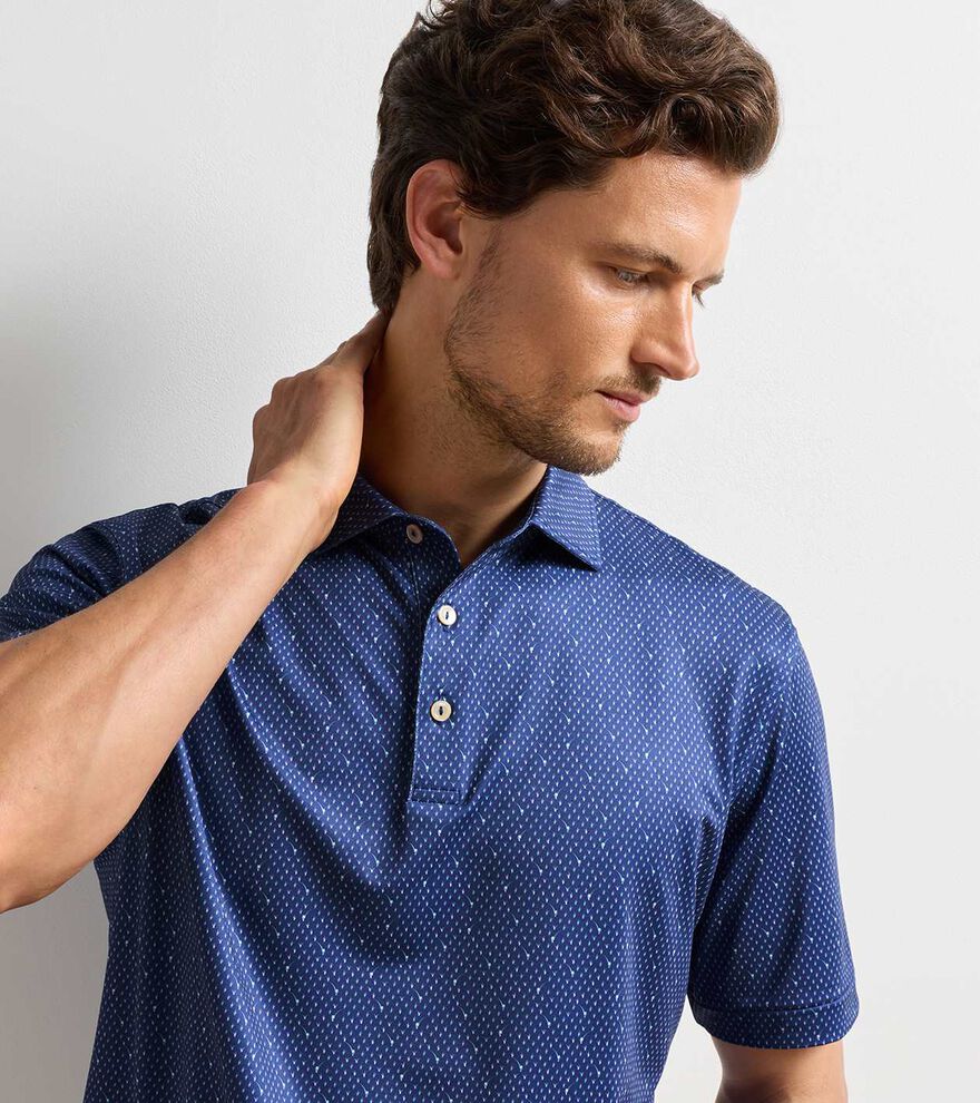 In The Rough Performance Jersey Polo - Alternate Image 4