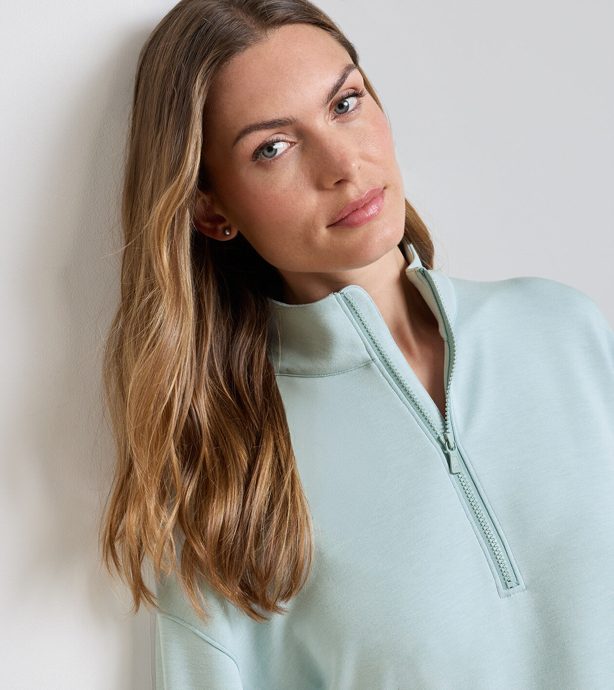Flora Knit Mélange Half-Zip Pullover | Women's Tops | Peter Millar