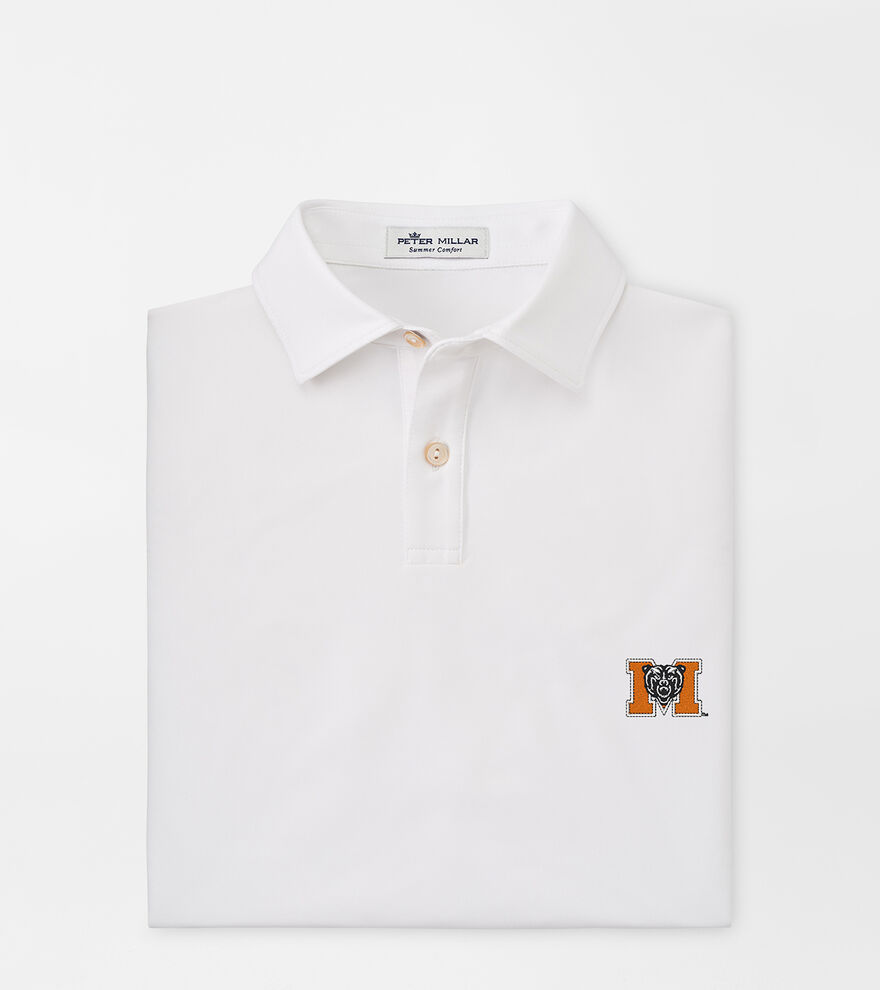 Mercer University Youth Solid Performance Jersey Polo image number 1