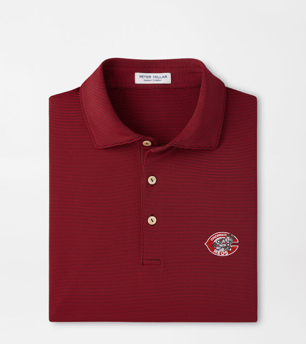 Cooperstown Cincinnati Reds Jubilee Performance Jersey Polo