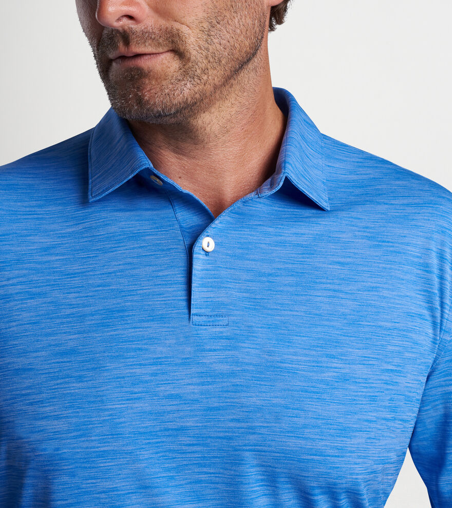Featherweight Performance Long Sleeve Mélange Polo image number 4