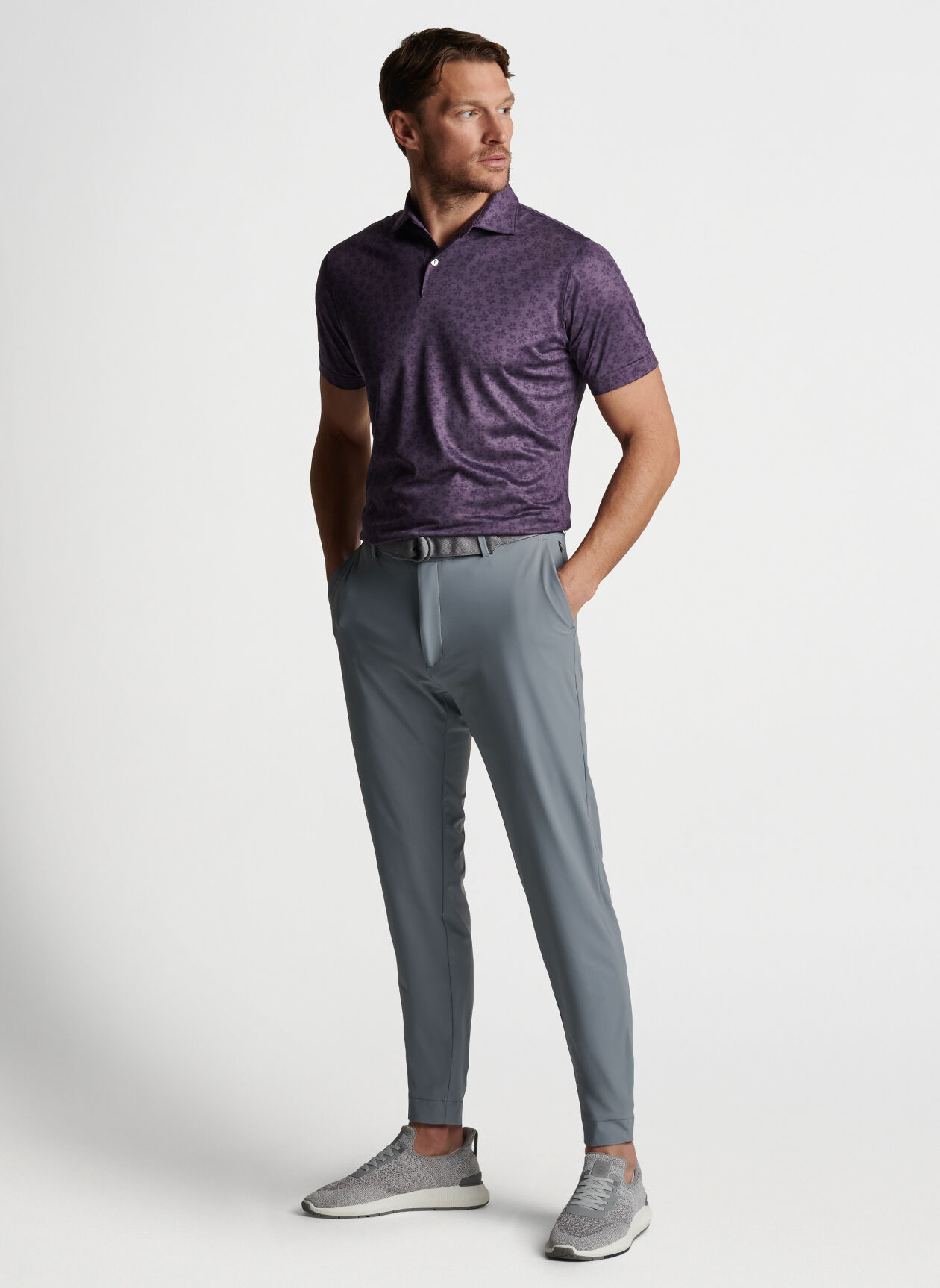 Polo shirt and slacks business casual clearance