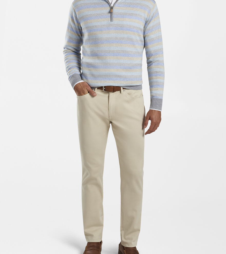 Crown Cool Striped Quarter-Zip Sweater image number 2