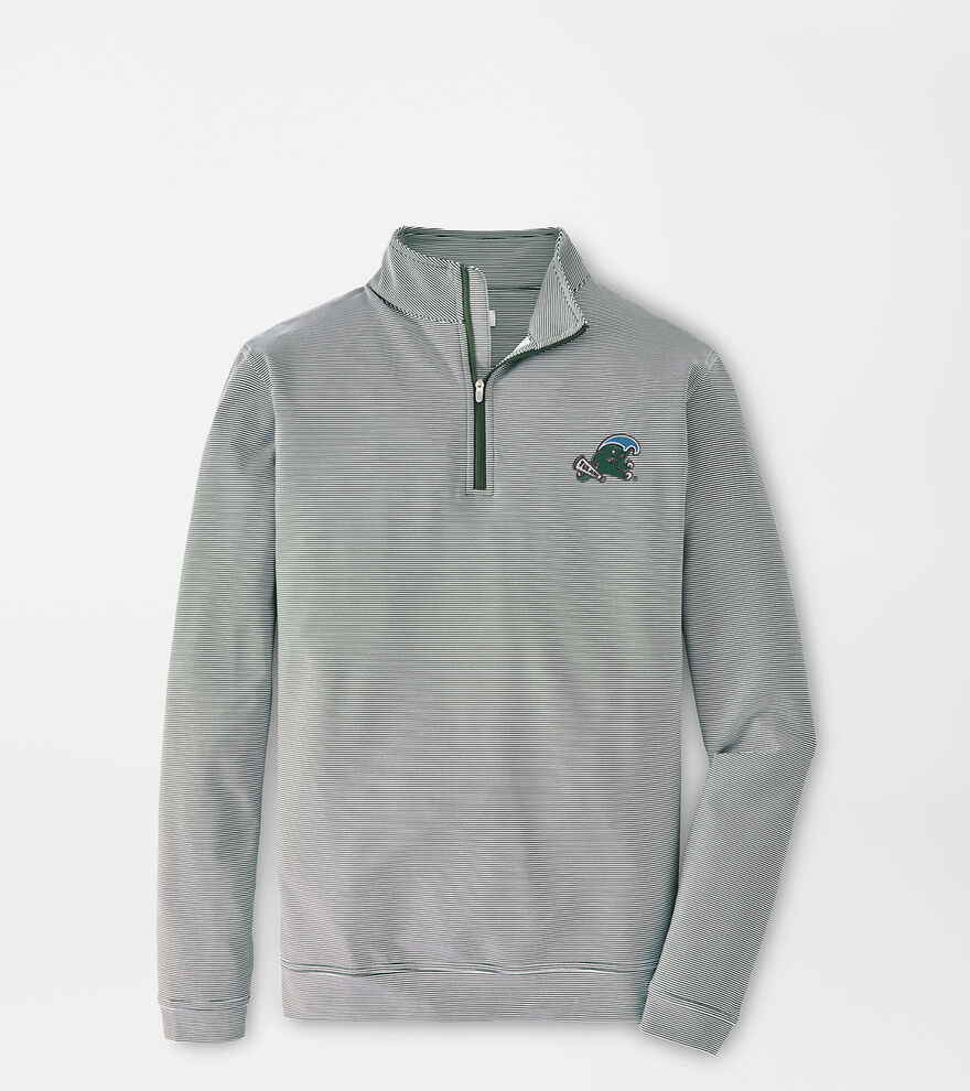 Tulane Green Wave Perth Sugar Stripe Performance Quarter-Zip image number 1