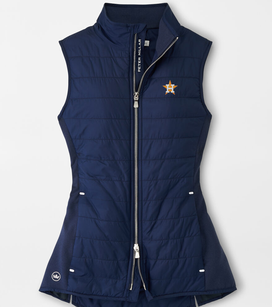 Houston Astros Lizzie Hybrid Vest Women's MLB Apparel Peter Millar