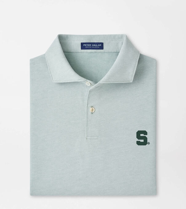 Michigan State Albatross Cotton-Blend Piqu&eacute; Polo