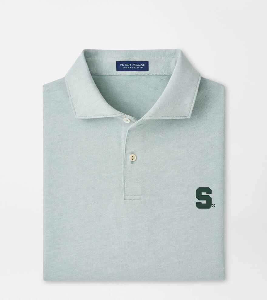 Michigan State Albatross Cotton-Blend Piqu&eacute; Polo image number 1